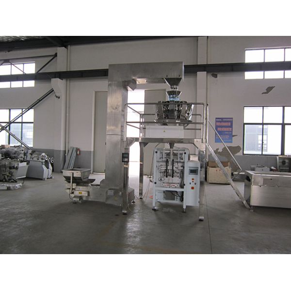 Large Vertical Automatic Food Packing Machine Two Axis High Precision Output