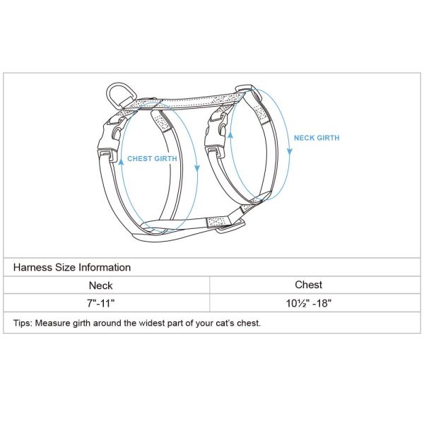 Breakaway Safety Cat Harness Collar , Personalized Cat Collars Polyester Webbing