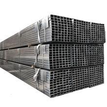Quality EN10219 Steel Rectangular Pipe With Plain / Beveled / Threaded / Grooved Ends for sale