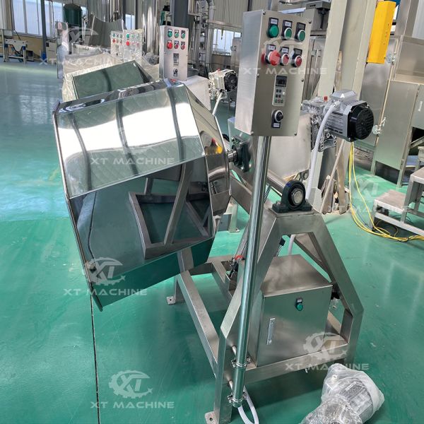 Customizable Automatic Mixing Nut Flavoring Machine Octagonal Snack Seasoning Machine for Food Industry