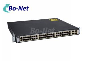 China 3750 48 Port Layer 3 Managed Gigabit Ethernet Stackable Used Cisco Switches WS-C3750G-48PS-S wholesale
