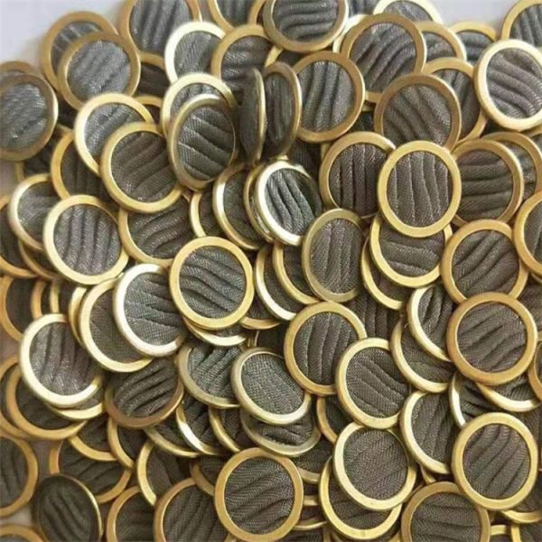 Stainless Steel 304 316 Aperture 4um Wire Mesh Filter Disc With Enfolded Edge