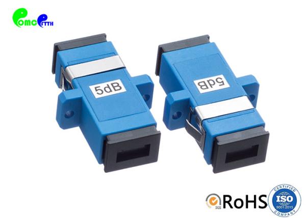 Quality Fiber Optic Attenuator Customized 1dB / 5dB / 10dB SC Female To Female Fiber Fixed Type for sale