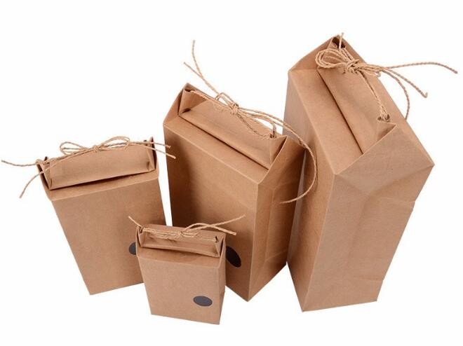 Eco Friendly Disposable Kraft Paper Take Out 2 Pack Coffee Cup Drink Carriers 2 Pack Paper Cup Holders bagease package