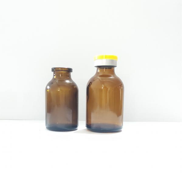 Quality Amber Molded Sodium Calcium Bottle For Injection for sale