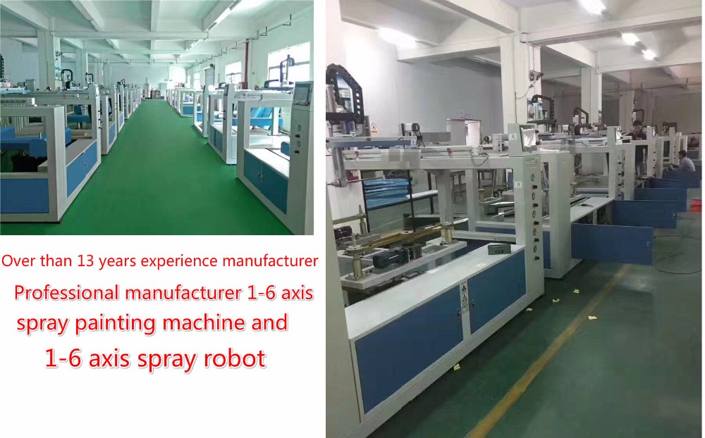 Lowest price 5 Axis Full Automatic Spray Paint Machine, Robotic Coating by Simple Touch Screen Programming/painting equipment