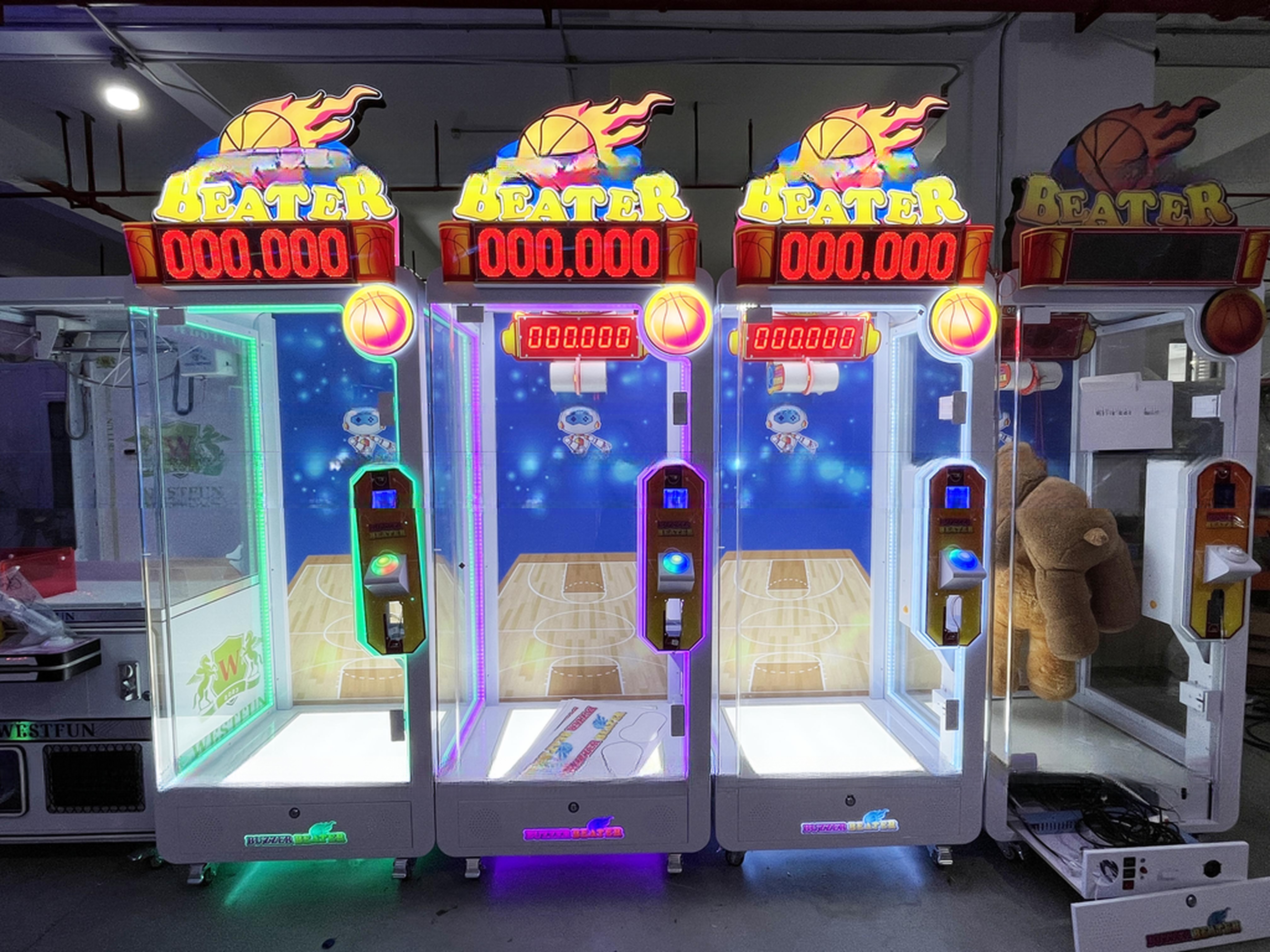 Dreamland Factory New Design Machines Arcade Skill Cut Ur Prize Cut Prize Machine 24 Second Challenge Coin Prize Machine