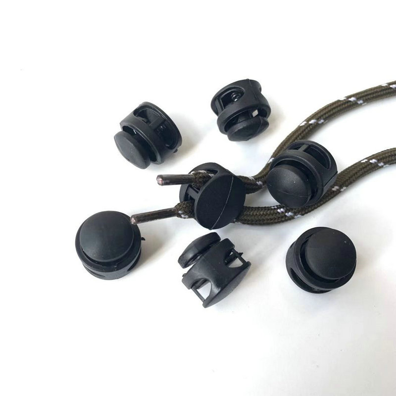 High quality Nylon Cord ender spring Rope toggle plastic stopper in colors for garment