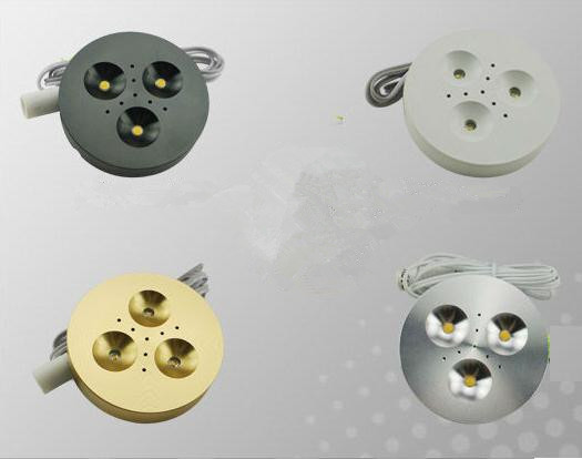 3W led puck light DC12V 24V Input cabinet high power led puck light led downlight