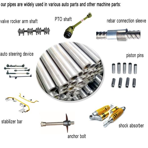 EN10305-2 26MnB5 OD10 Precision Cold Drawn Welded Steel Tube For Hollow Stabilzer Bar