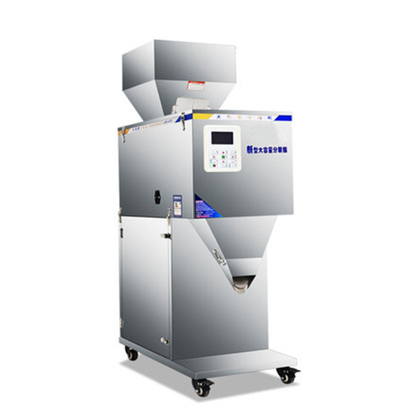 Vibration Tea Weighing Machine , Semi Automatic Weigh Filler For Coffee Bean Tea Bag