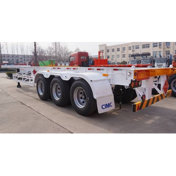 Agricultural Three Axle 40 Foot Skeleton Chassis Trailer