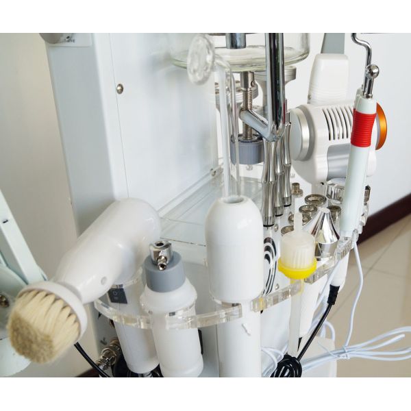 ABS Multifunction Beauty Equipment Facial Steamer With Microdermabrasion Ultrasonic Skin Scubber