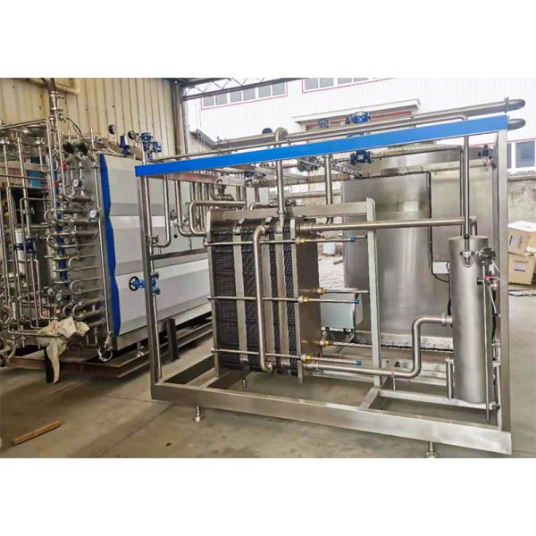 Pasteurization Milk Machine 1000-15000LPH Capacity For Milk Pasteurization Sterilization