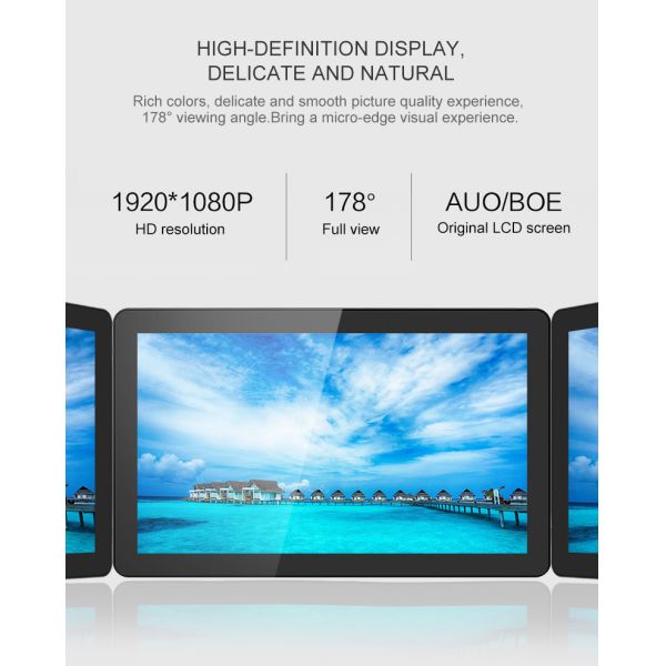 50000h 450nit TFT LCD Capacitive Android Interactive Touch Screen LCD Display