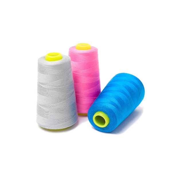 High Strength Industrial Sewing Thread Multi Colored Threads Gentle Luster