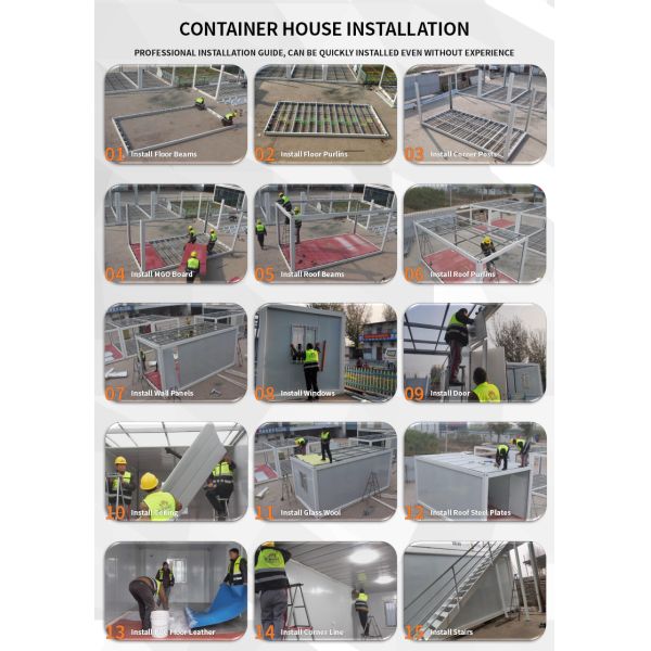 Flat Pack Prefabricated Portable Modular Toilet And Shower Container