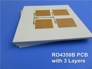China Multi Layer B Rogers 4350 3 Layer 1.88mm Immersion Gold PCB For Wireless Booster wholesale