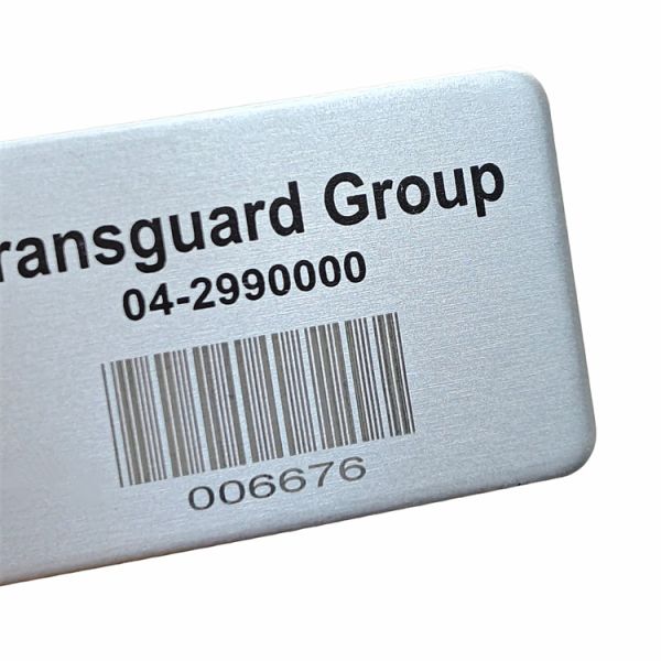 Laser-engraved QR Code Industrial Labels Serial Number Markings Durable and Wear-resistant Metal Plate Tag