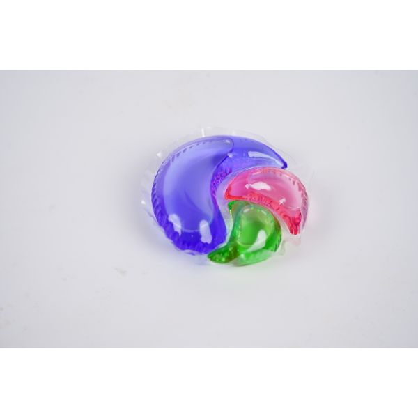 Three Cavity Laundry Pods Laundry Capsules Clean Sterilization Mite Removal Multi Effect Fragrance Beads