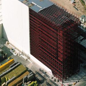 Automated Clad Pallet Rack Supported Building With Robotic Equipment