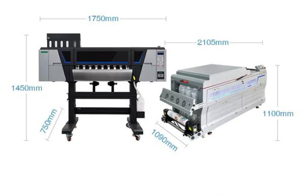Quality 5 Color Automatic Capping UV DTF Printer With Pre And Post Media Heaters For UV DTF AB Film for sale