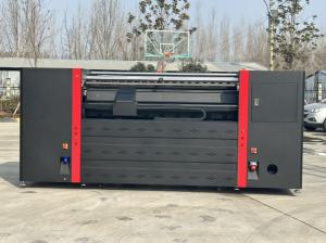 China 3L Ink Volume 4/8 Color Sublimation Flag Printer With 380V Color Fixing Box And I3200-A1 Head wholesale