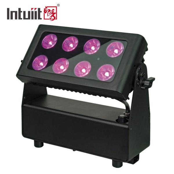 Quality DMX512 Battery Powered LED Stage Lights For Concert RGBW Uplight for sale