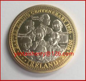 China Easter rising 1916 souvenir coin, custom challenge coin,silver coin replica for sale wholesale