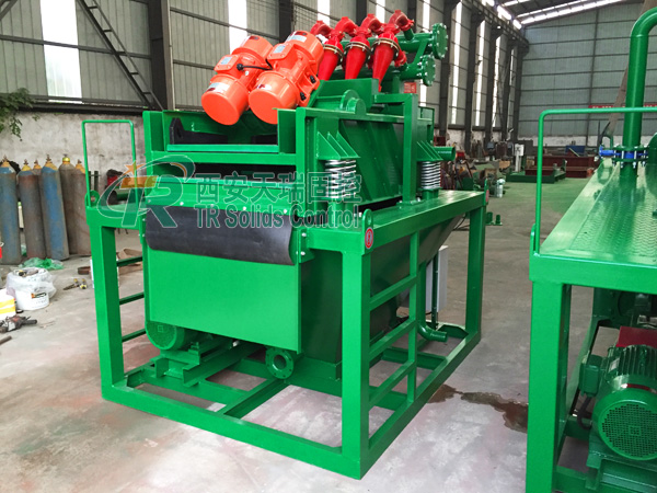 Solids control mud desilter Mud Circulating System Desilter Hydrocyclone Unit , High Efficiency Dewatering Hydrocyclone