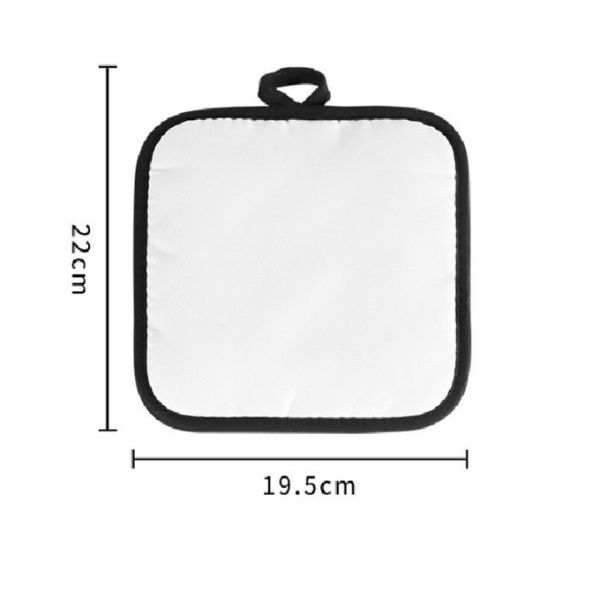 Customized Sublimation Placemats Blanks Linen And Polyester Sublimation Pot Holder Blanks