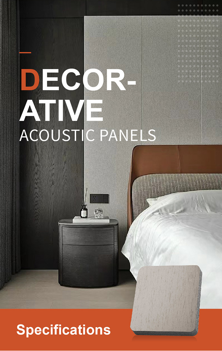 Easy Installation PET Polyester Acoustic Panels With Class B1 Fire Performance