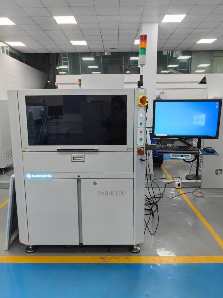 Quality Sunmenta automatic AOI Machine SMT Inspection System SVII-K100 for 736*736mm stencil testing for sale