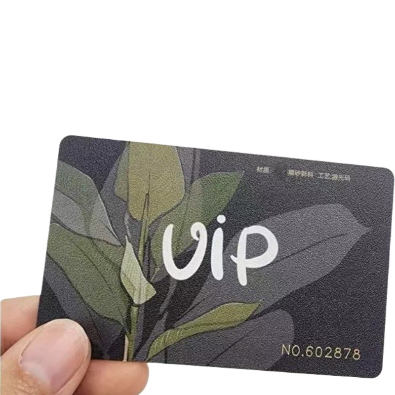 Embossing Printing Matte PVC Magnetic Stripe Contact IC RFID Cards Embossed Business Cards