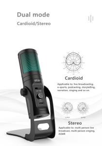 75ma USB Recording Microphone For IPad Smartphone 85dB SNR