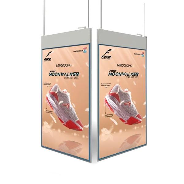 Quality Ultra Thin Digital Window Displays With Hanging Double Sided OEM ODM for sale