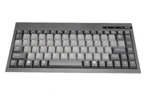 Compact Waterproof Plastic Keyboard With Rugged PC/ABS Keys