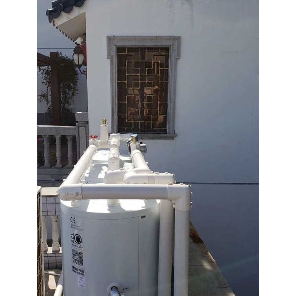 Twin Rotary Compressor Commercial Air Source Heat Pump R32