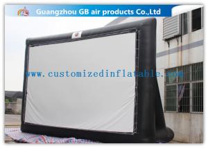 China Large Inflatable Movie Screen Outdoor Cinema 8 X 4.5m Free Logo Printing wholesale