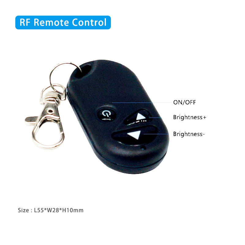Wireless RF Remote LED Controller Dimmer Single Color With 30A 720W High Power