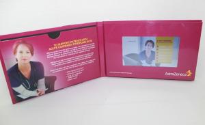 fair display Promotional LCD Video Brochure with sound modules / buttons