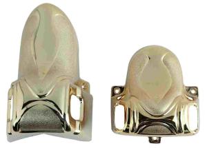 China Standard US Style Coffin Corner 5# In Gold Plating And Supplied By Set wholesale