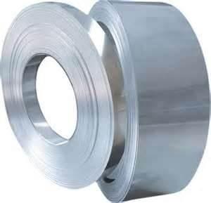 Quality YB / T025 - 92 high intensity Carbon Structured Blue Cold Rolled Steel Strip for bundling for sale