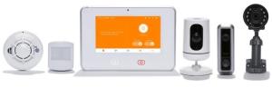 China Smart Reliable Home Alarm And Automation System Works For 2.4GHZ WIFI wholesale