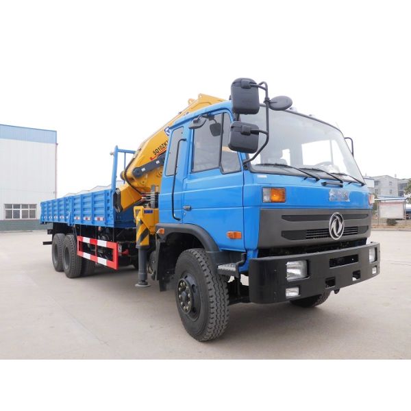 Dongfeng 10 Wheel Truck Mounted Telescopic Crane 10ton With Folded Kunckle