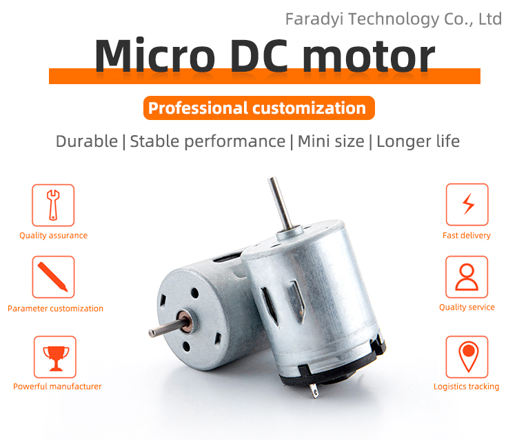 Faradyi 12v 12500rpm Rearview Mirror Window Car Door Lock Dc Motor High Speed Motor Dc Micro Electric Motors 12 Volt High Speed