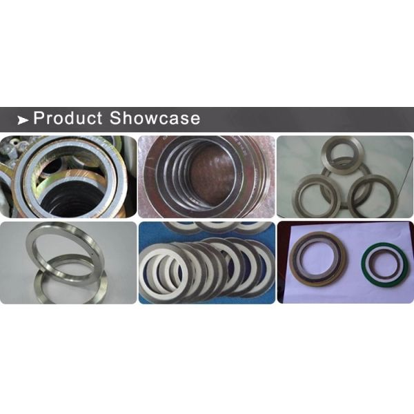 ASME B16.21 300lb Graphite Filled Kamprofile Gaskets / Octagonal Ring Gasket