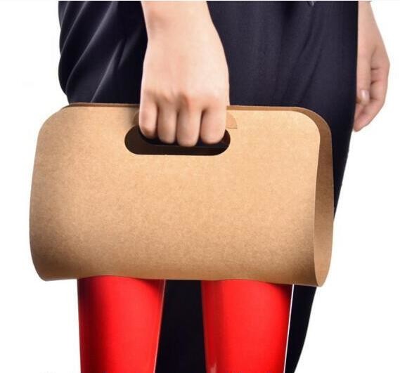 Eco Friendly Disposable Kraft Paper Take Out 2 Pack Coffee Cup Drink Carriers 2 Pack Paper Cup Holders bagease package