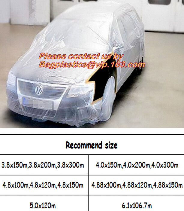 Car shielding protective film, Coreless auto paint masking film, Auto Paint Masking Film with Paper Core, HDPE Masking