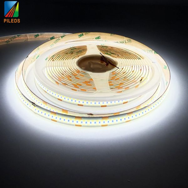 624led/m 24V 14W/m Dual White COB Led Strip CCT Tunable 2700K to 6500K Cri 90 Color Temperature Adjustable
